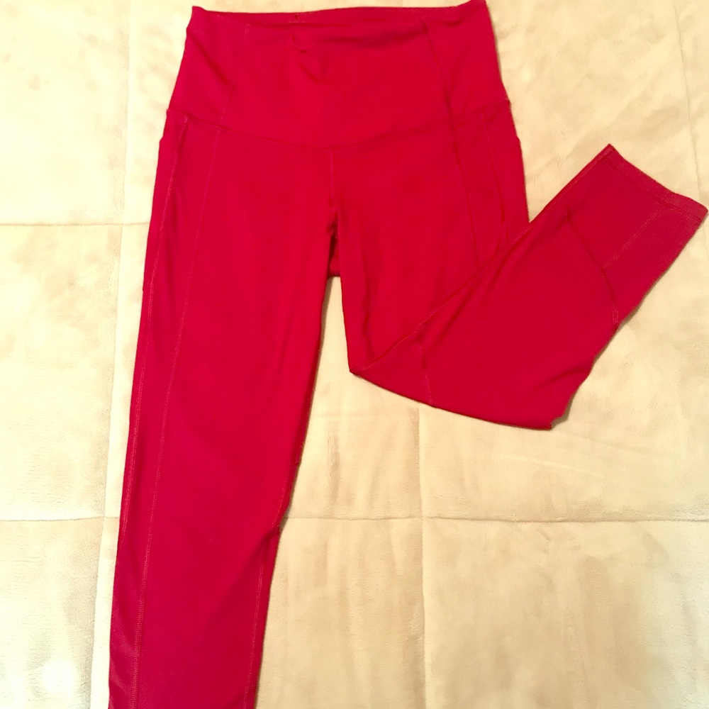 Victoria secret sport leggings red